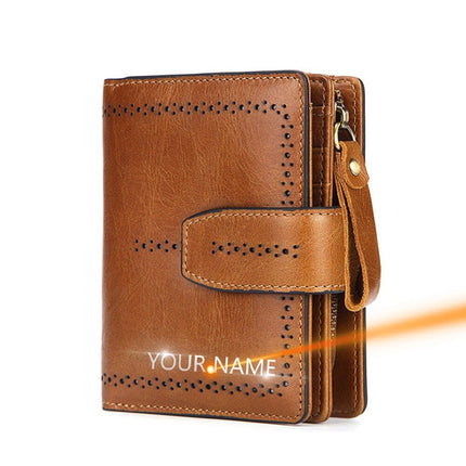 Men's Leather Solid Wallet - Wnkrs