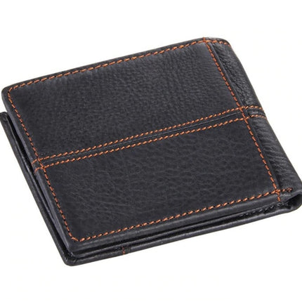 Men's Genuine Leather Short Wallet - Wnkrs