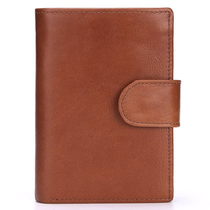 Men's Genuine Cow Leather Short Wallet - Wnkrs