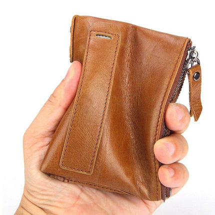 Men's Genuine Leather Coin Bag - Wnkrs
