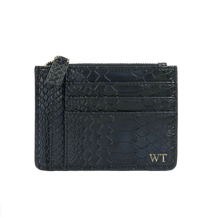 Men's Snakeskin Style Leather Wallet - Wnkrs