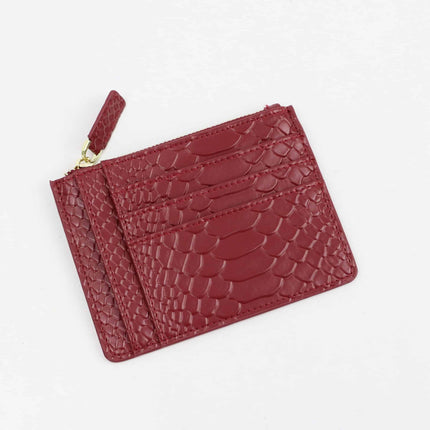 Men's Snakeskin Style Leather Wallet - Wnkrs