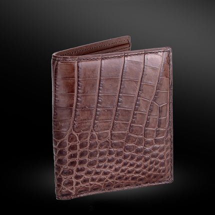 Classic Style Crocodile Leather Unisex Wallet - Wnkrs