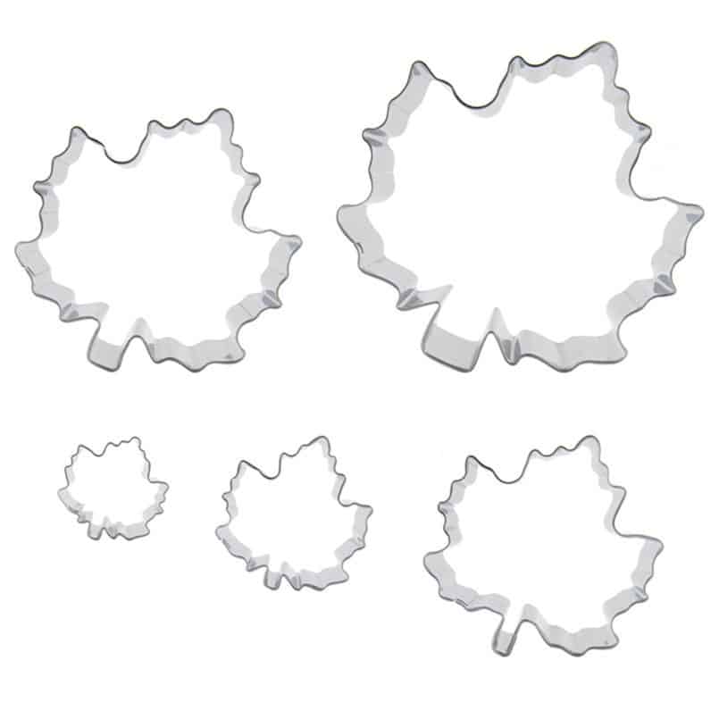 Cute Maple Leaf Shaped Eco-Friendly Stainless Steel Cookie Cutter
