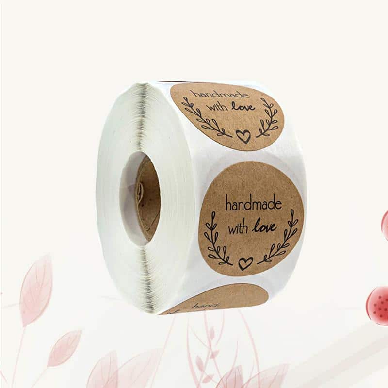 Handmade Label Roll of Stickers