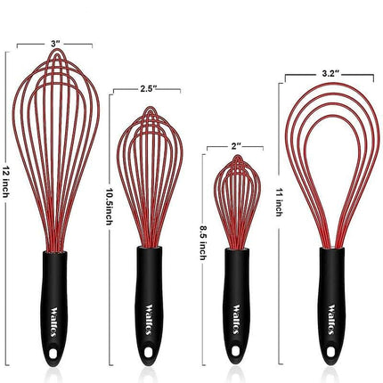 Stainless Steel Wire Manual Whisks 3 pcs Set - wnkrs