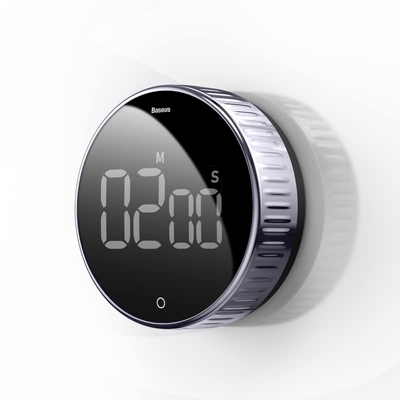 Compact Digital Kitchen Timer and Stopwatch