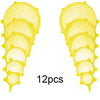 12 piezas-amarillo