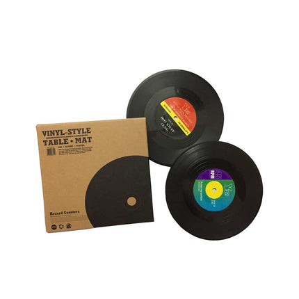 Vinyl Record Themed Mug Pad Set - wnkrs