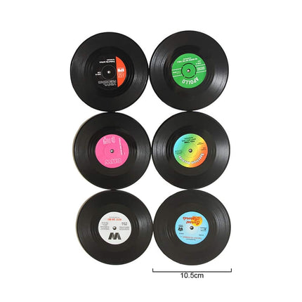Vinyl Record Themed Mug Pad Set - wnkrs