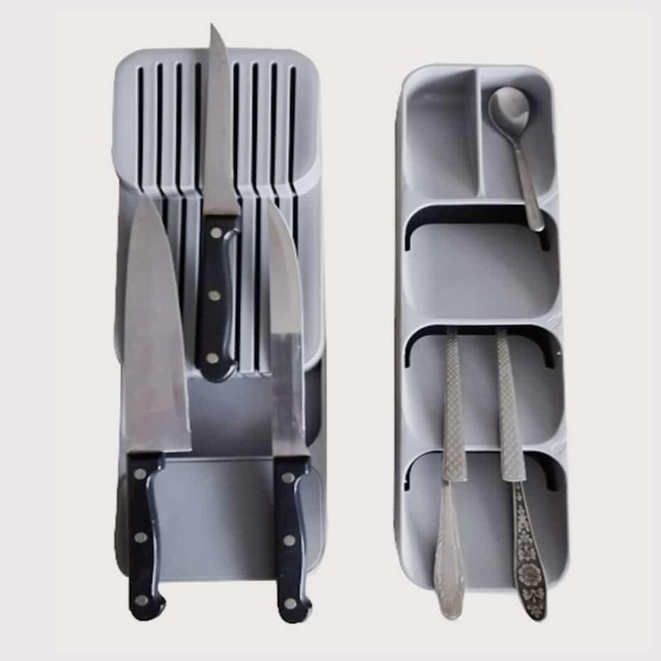 Kitchen Cabinet Tray Organizer