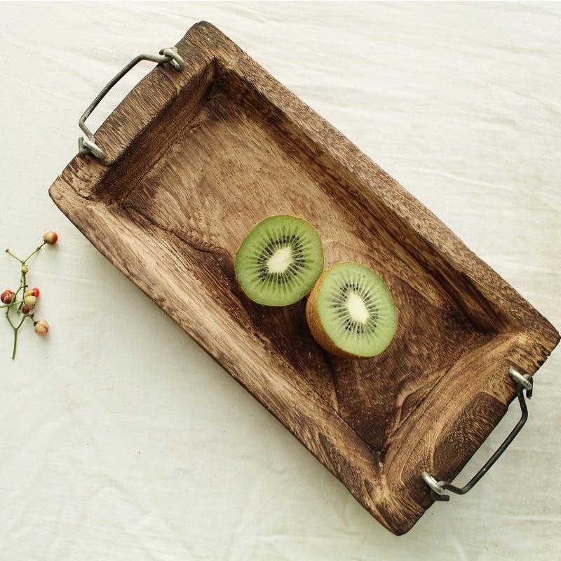 Rectangle Solid Wooden Trays