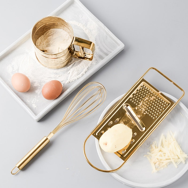 Gold Baking Tool Set