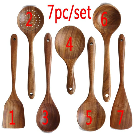 Natural Wood Cooking Utencils - wnkrs