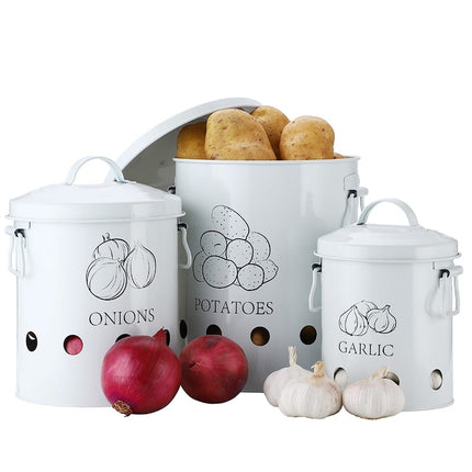 Kitchen Breathable Storage Bins with Handles - wnkrs