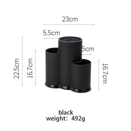 Multifunction Black / White Kitchen Utensils Holder - wnkrs