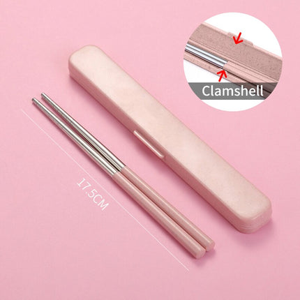 Chinese Style Portable Stainless Steel Chopsticks - wnkrs
