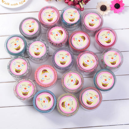 Cute Disposable Greaseproof Eco-Friendly Paper Cupcake Cases Set - wnkrs