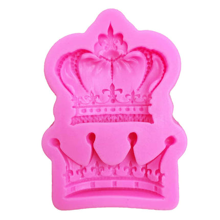 Crown Shaped Silicone Fandont Mold - wnkrs