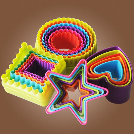 Cute Multistyle Eco-Friendly Plastic Cookie Cutters Set - Wnkrs