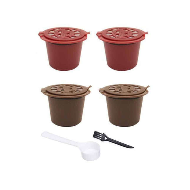 Reusable Coffee Capsules 4 Pcs Set