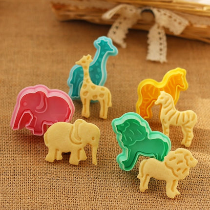 3D Animal Shaped Cookie Molds - wnkrs