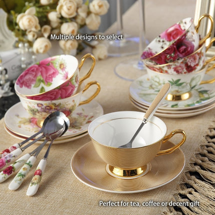 Luxury Ceramic Bone China Coffee Cup Set - Wnkrs