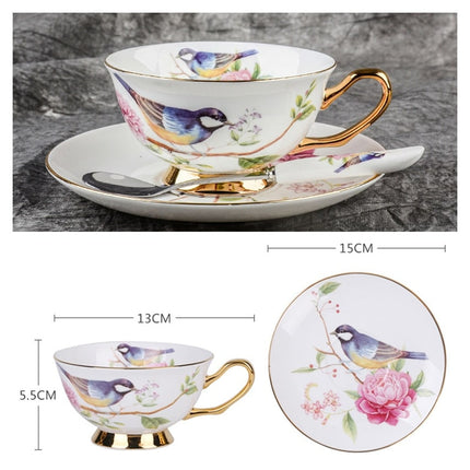 Luxury Ceramic Bone China Coffee Cup Set - Wnkrs