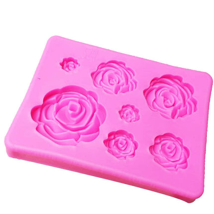 Charming Roses Shaped Eco-Friendly Silicone Baking Mold - wnkrs
