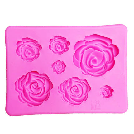 Charming Roses Shaped Eco-Friendly Silicone Baking Mold - wnkrs