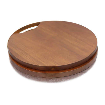 Round Acacia Wood Cutting Board - Wnkrs