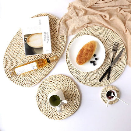 Round Rattan Table Placemat - Wnkrs