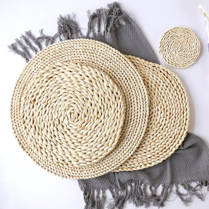 Round Rattan Table Placemat - Wnkrs
