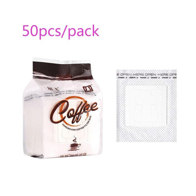 Set of 50 Disposable Coffee Filter Bags - Wnkrs