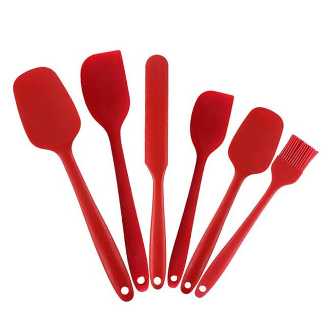 Pink Silicone Baking Tools 6 pcs Set - Wnkrs