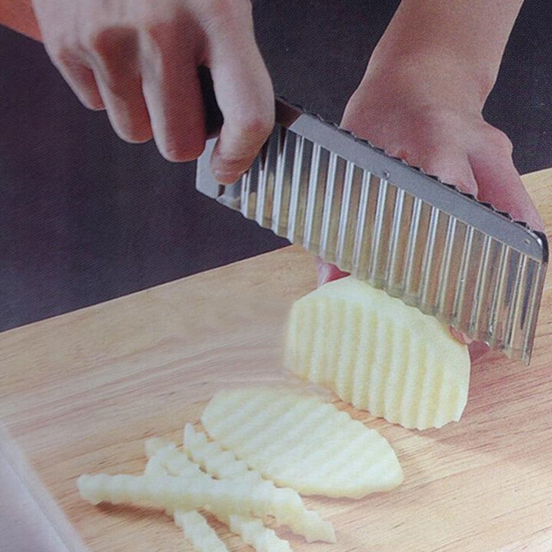 Stainless Steel Wavy Edged Potato Cutter