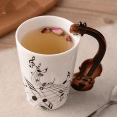 Creative Musical Instrument Themed Eco-Friendly Ceramic Mug - Wnkrs