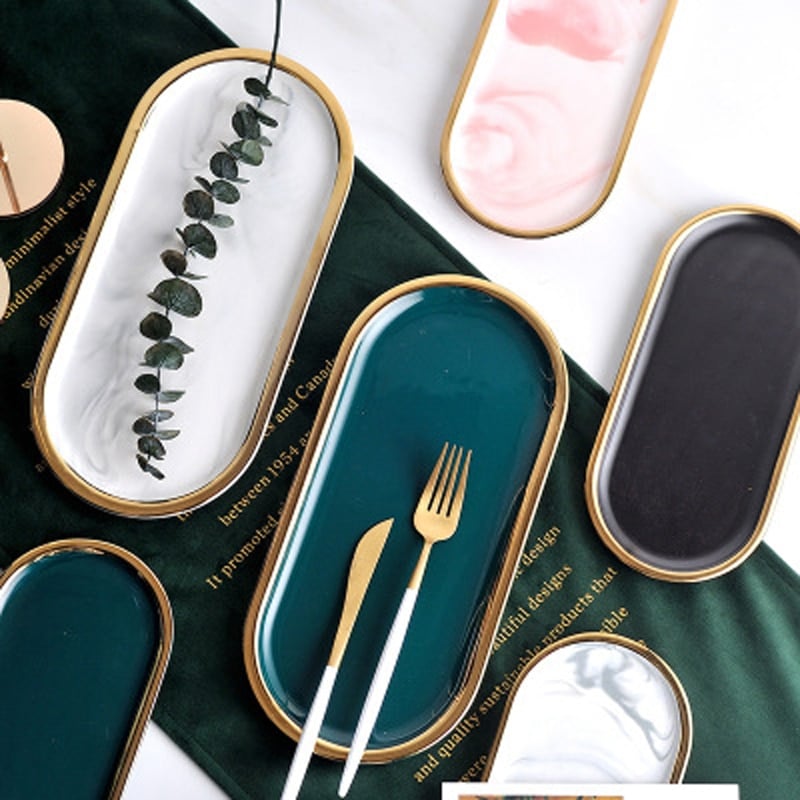 Ceramic Storage Tray in Differen Colors
