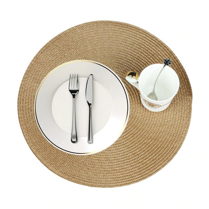 Round Braided Style Table Mats - Wnkrs