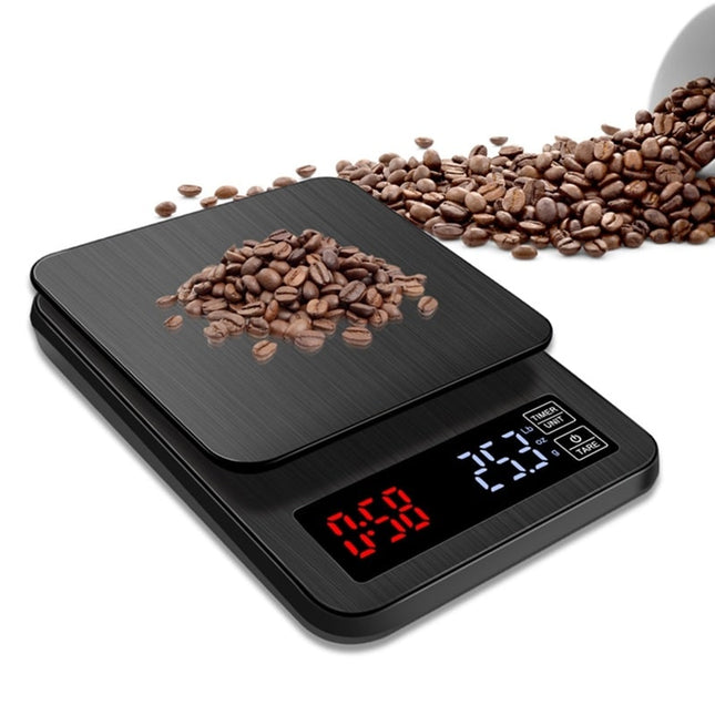 LCD Digital Electronic Drip Coffee Scale with Timer