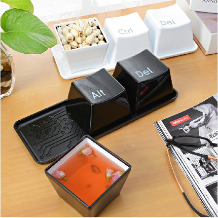 Creative Ctrl ALT DEL Tea Coffee Cup Container 3pcs/Set - Wnkrs
