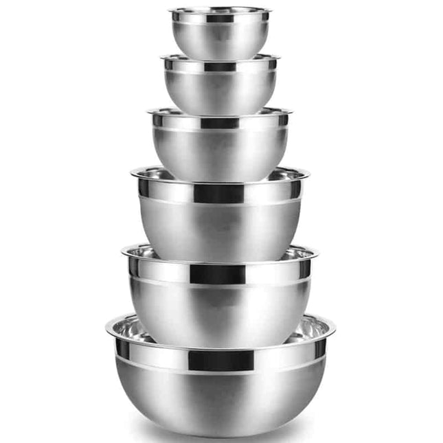 Stainless Steel Mixing Bowl 6 Pcs Set - Wnkrs
