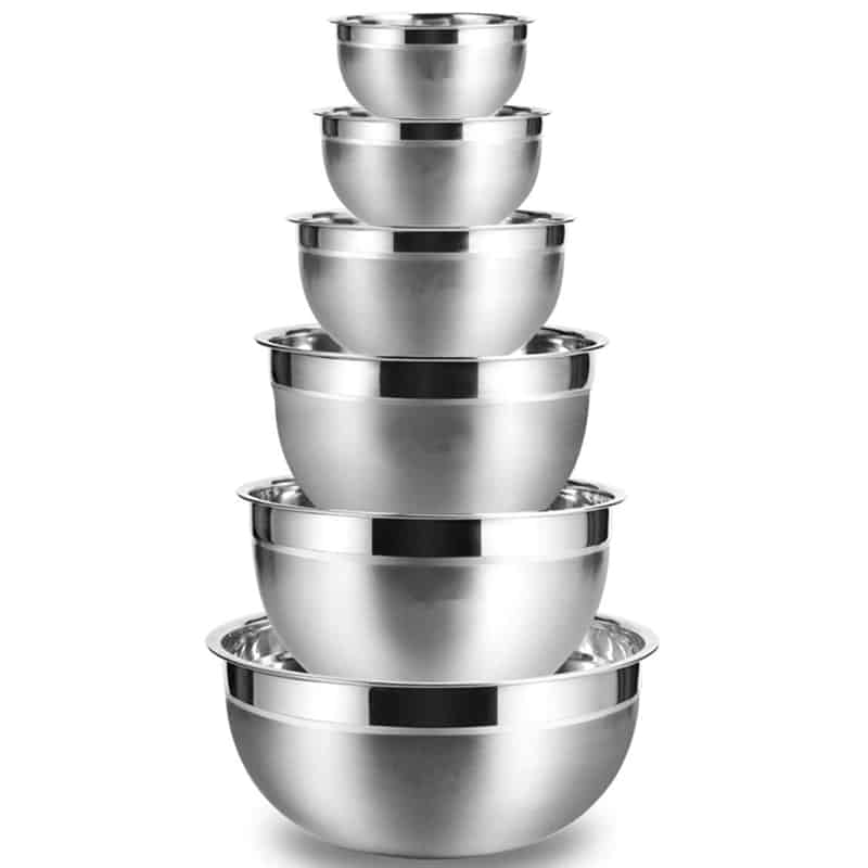 Stainless Steel Mixing Bowl 6 Pcs Set