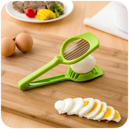 Handy Multifunctional Eco-Friendly Plastic Egg Slicer - Wnkrs