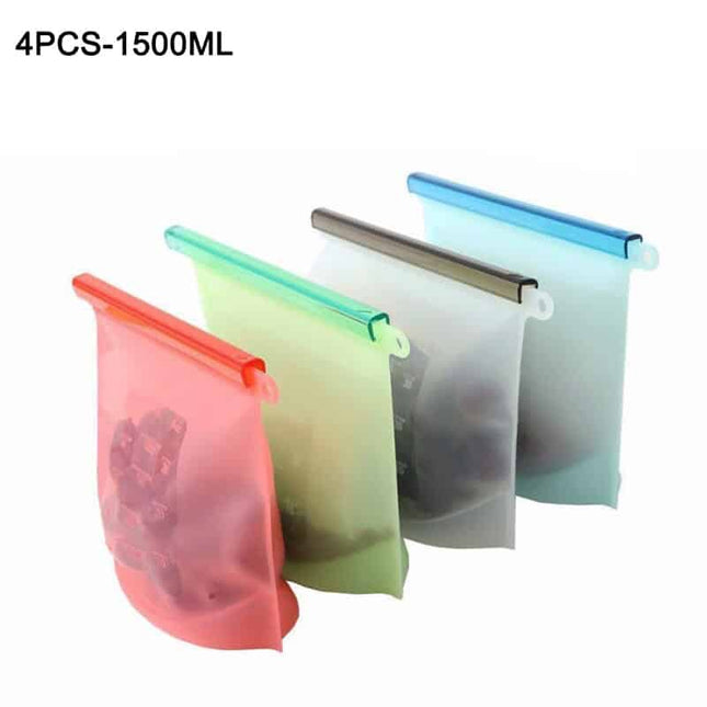 Silicone Food Bag 4 Pcs Set - Wnkrs