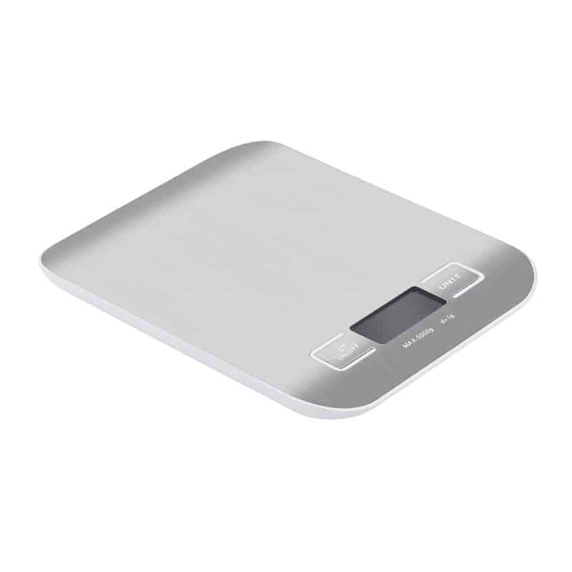 Digital Kitchen Scale in Silver and Pink