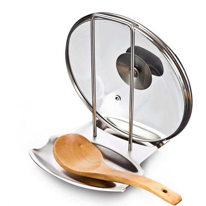Stainless Steel Pot Lid Organizer Rack