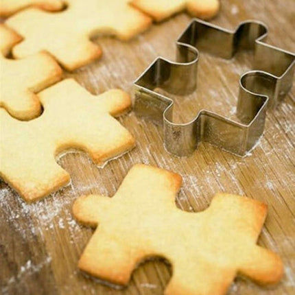 Creative Jigsaw Puzzle Shaped Eco-Friendly Stainless Steel Cookie Cutter - wnkrs