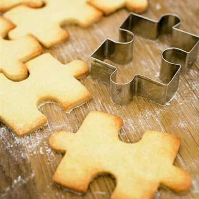 Jigsaw-Puzzle Stainless Steel Cookie Cutter