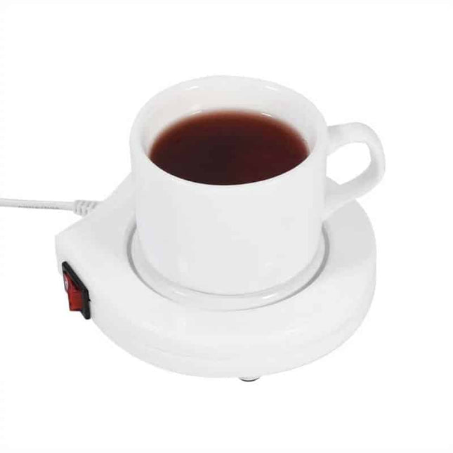 White Electric Coffee Mug Warmer - wnkrs